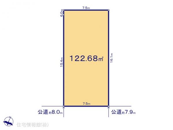 土地 千葉県松戸市小金原７丁目12-15 新京成電鉄線常盤平駅 2,690万円