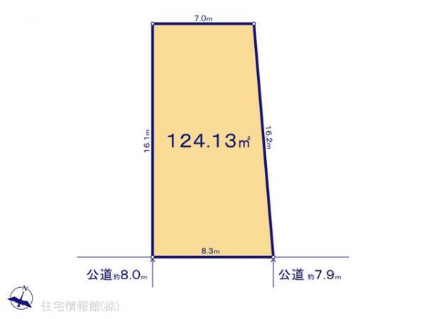 土地 千葉県松戸市小金原７丁目12-15 新京成電鉄線常盤平駅 2,690万円