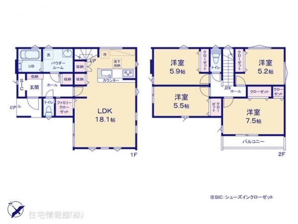 新築戸建 埼玉県川口市末広１丁目789-2 埼玉高速鉄道川口元郷駅 6,699万円
