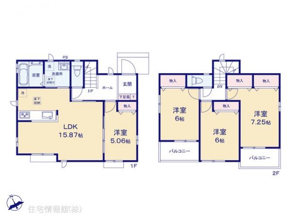 新築戸建 埼玉県北足立郡伊奈町西小針１丁目131 埼玉新都市交通伊奈線内宿駅 2,790万円