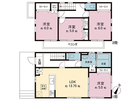 新築戸建 足柄上郡大井町金子 JR御殿場線相模金子駅 2,820万円