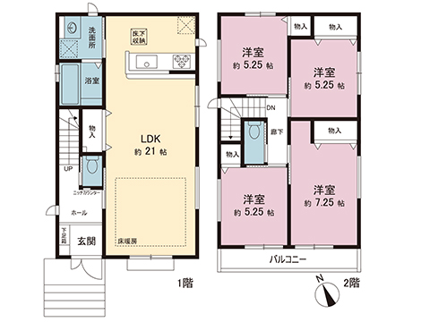 新築戸建 町田市小川１丁目 東急田園都市線つくし野駅 6,798万円