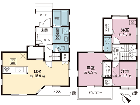 中古戸建 厚木市みはる野２丁目 小田急線本厚木駅 2,680万円