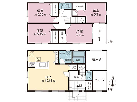 新築戸建 伊勢原市沼目４丁目 小田急線伊勢原駅 3,380万円