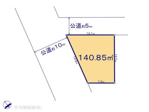 土地 東京都武蔵村山市岸１丁目18-17 JR八高線（八王子〜高麗川）箱根ヶ崎駅 1,950万円