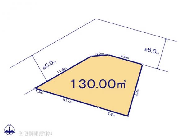 土地 東京都八王子市中山498-1 京王線長沼駅 1,890万円