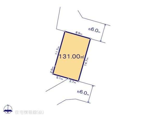 土地 東京都八王子市中山498-1 京王線長沼駅 1,990万円