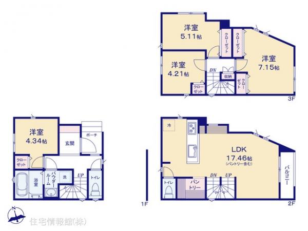 新築戸建 埼玉県さいたま市北区宮原町４丁目30-2 埼玉新都市交通伊奈線東宮原駅 4,199万円