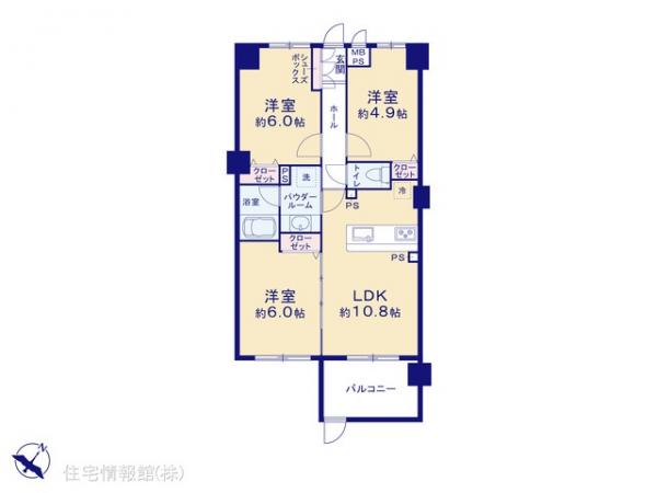 中古マンション 東京都府中市緑町２丁目 京王線府中駅 4,880万円