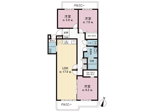 中古マンション 茅ヶ崎市茅ヶ崎２丁目 JR相模線北茅ヶ崎駅 3,190万円