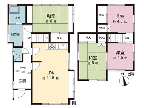 中古戸建 秦野市今泉 小田急線秦野駅 1,850万円