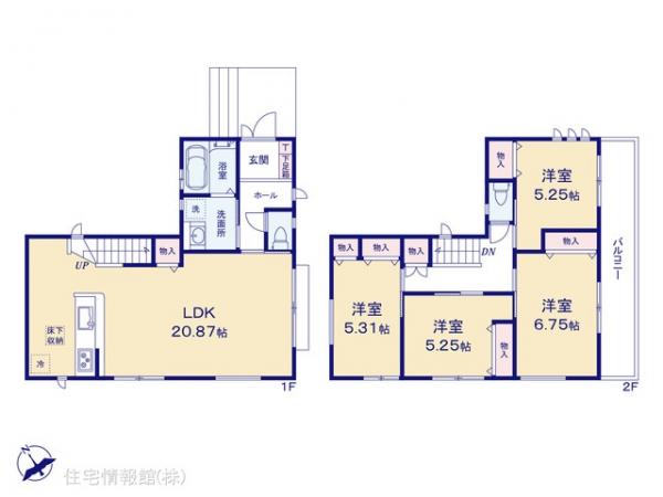 新築戸建 千葉県八千代市八千代台東３丁目1-10 京成本線八千代台駅 4,498万円