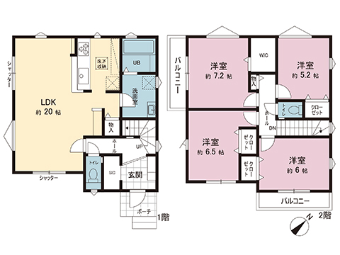 新築戸建 相模原市南区上鶴間本町８丁目 JR横浜線町田駅 5,399万円