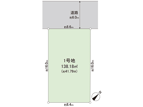 土地 北葛飾郡松伏町田中３丁目 東武伊勢崎線大袋駅 1,490万円
