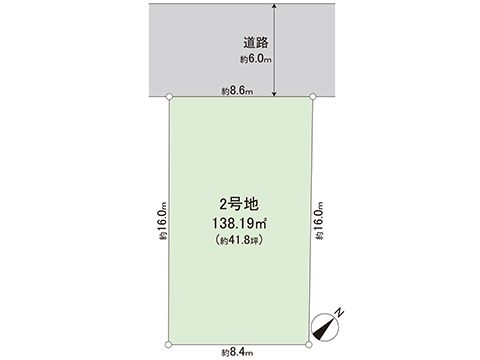 土地 北葛飾郡松伏町田中３丁目 東武伊勢崎線大袋駅 1,490万円