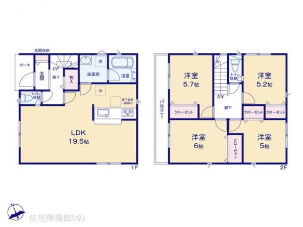 新築戸建 埼玉県川口市戸塚南５丁目 埼玉高速鉄道戸塚安行駅 4,590万円
