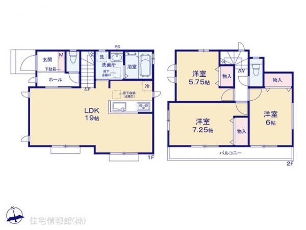 新築戸建 東京都八王子市北野町 京王線北野駅 5,290万円