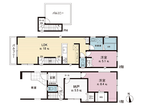 新築戸建 横浜市港南区笹下３丁目 京急本線屏風浦駅 3,890万円