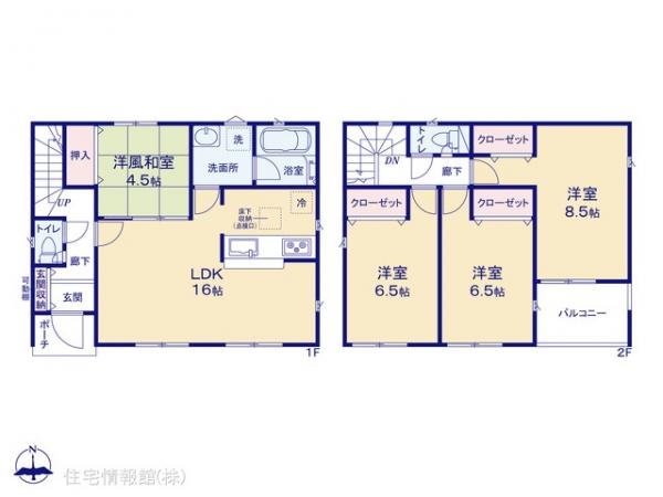 新築戸建 埼玉県狭山市柏原 西武新宿線狭山市駅 2,890万円