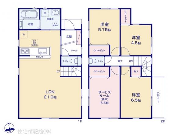 新築戸建 千葉県野田市中野台360-2 東武野田線愛宕駅 2,580万円