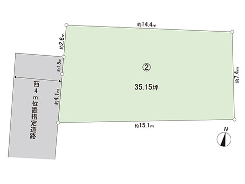 土地 埼玉県川口市大字木曽呂 JR武蔵野線東浦和駅 1,934万円