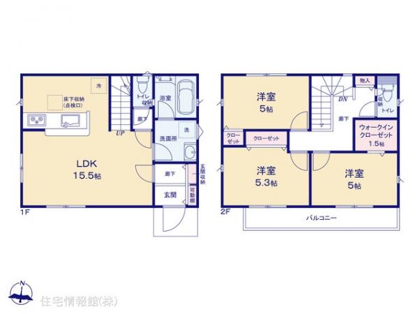 新築戸建 埼玉県川口市戸塚５丁目 JR武蔵野線東川口駅 3,880万円