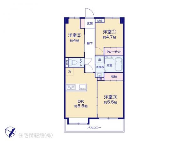 中古マンション 神奈川県横浜市南区中村町５丁目319 横浜市営地下鉄ブルーライン吉野町駅 2,680万円