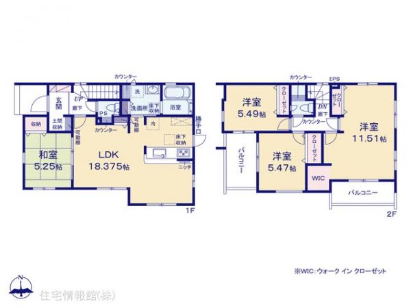 新築戸建 埼玉県北葛飾郡松伏町大字松伏4638-3 東武伊勢崎線北越谷駅 3,390万円