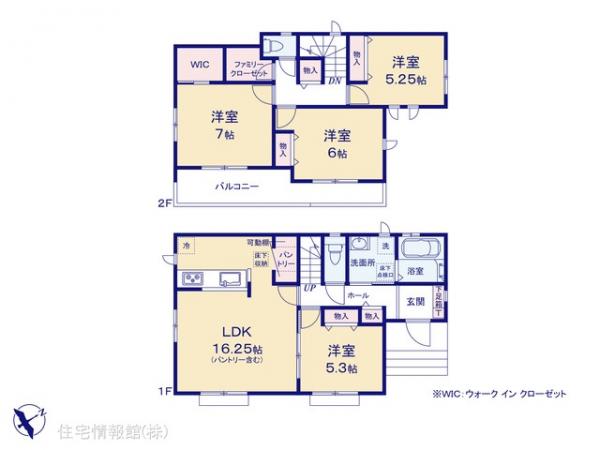 新築戸建 千葉県船橋市咲が丘２丁目6-3 新京成電鉄線二和向台駅 3,490万円