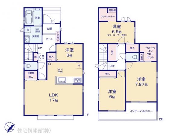 新築戸建 千葉県松戸市八ケ崎３丁目62-16 千代田常磐線馬橋駅 3,790万円