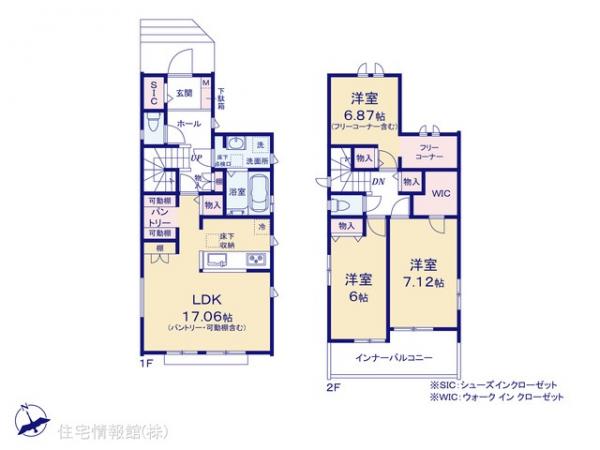 新築戸建 千葉県市川市本北方１丁目3-8 京成本線鬼越駅 5,090万円