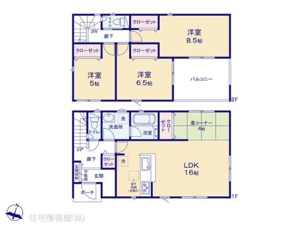 新築戸建 埼玉県入間郡毛呂山町南台２丁目32-9 東武越生線武州長瀬駅 2,370万円