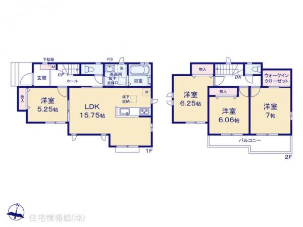 新築戸建 埼玉県草加市清門２丁目 東武伊勢崎線新田駅 4,290万円
