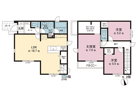 新築戸建 厚木市妻田東１丁目 小田急線本厚木駅 4,990万円