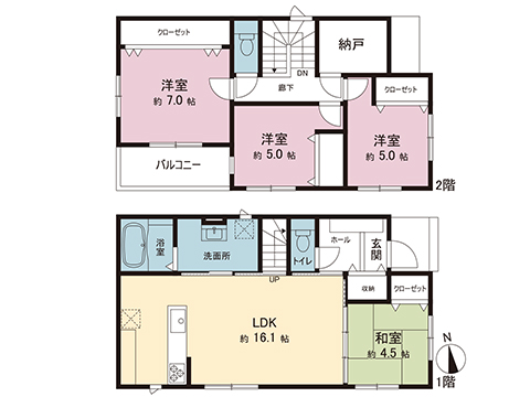 新築戸建 伊勢原市沼目４丁目 小田急線伊勢原駅 3,580万円