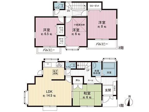中古戸建 川崎市麻生区片平４丁目 小田急線柿生駅 3,799万円