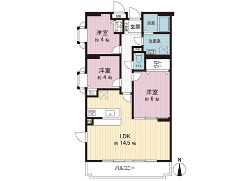 中古マンション 平塚市田村１丁目 JR相模線寒川駅 1,499万円