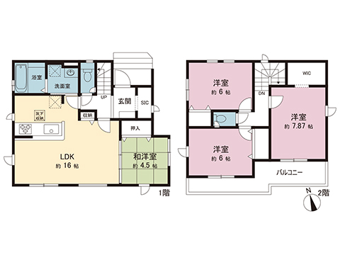 新築戸建 越谷市大字大竹 東武伊勢崎線大袋駅 4,199万円