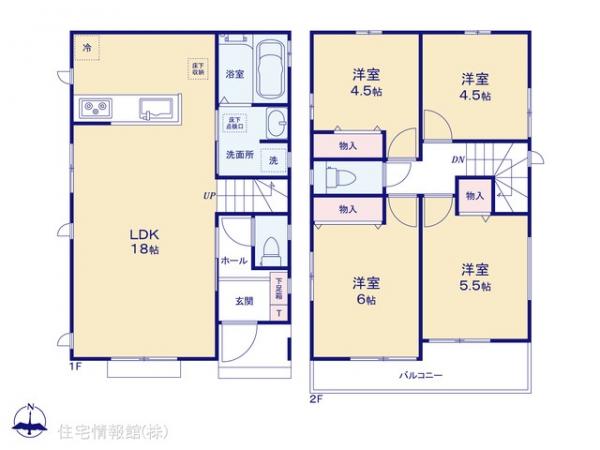 新築戸建 東京都あきる野市下代継102-3 JR五日市線秋川駅 2,790万円
