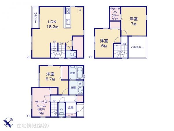 新築戸建 埼玉県蕨市北町２丁目 JR京浜東北線蕨駅 4,790万円