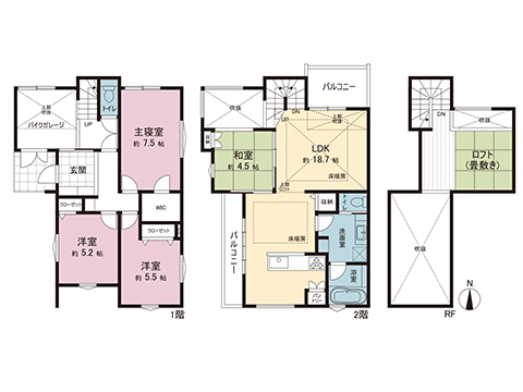 新築戸建 町田市成瀬８丁目 JR横浜線成瀬駅 7,880万円