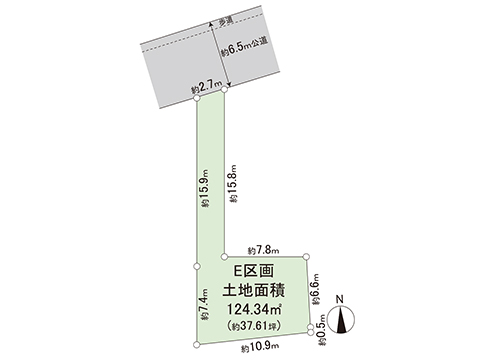 土地 綾瀬市深谷中６丁目 小田急江ノ島線長後駅 2,116万円