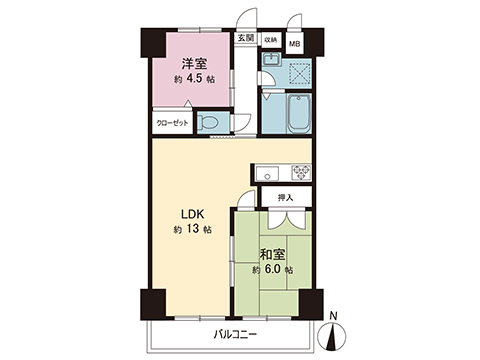 中古マンション 相模原市緑区西橋本２丁目 JR横浜線橋本駅 1,680万円