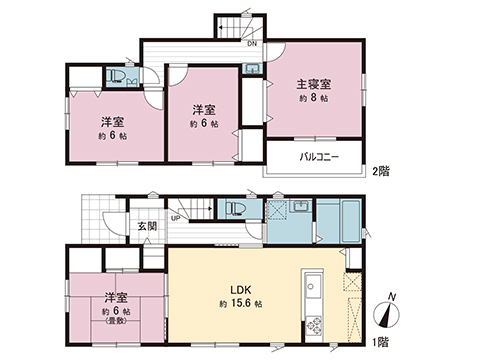 新築戸建 宇都宮市岩曽町 宇都宮芳賀ライト線峰駅 3,190万円
