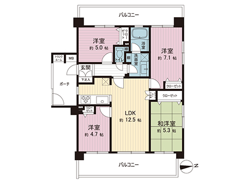 中古マンション 町田市小山ヶ丘４丁目 京王相模原線多摩境駅 3,899万円