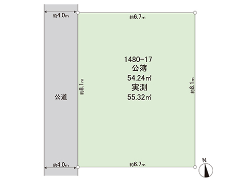 土地 練馬区西大泉３丁目 西武池袋線保谷駅 1,680万円