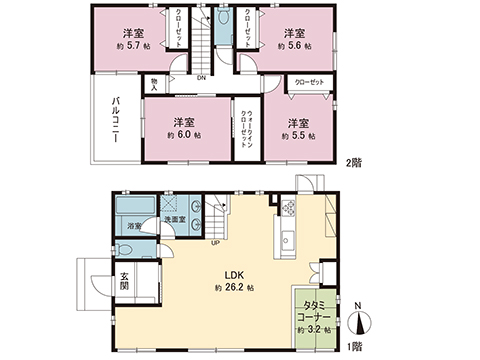 中古戸建 秦野市ひばりケ丘 小田急線秦野駅 3,980万円
