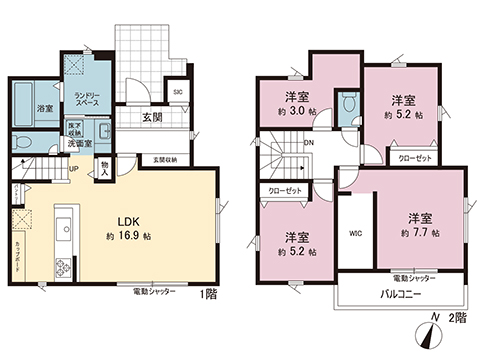 新築戸建 綾瀬市深谷中２丁目 小田急江ノ島線長後駅 4,780万円