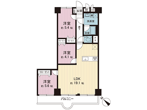 中古マンション 八王子市明神町４丁目 京王線京王八王子駅 2,380万円