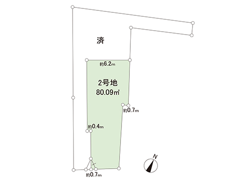 土地 練馬区高野台５丁目 西武池袋線練馬高野台駅 4,980万円